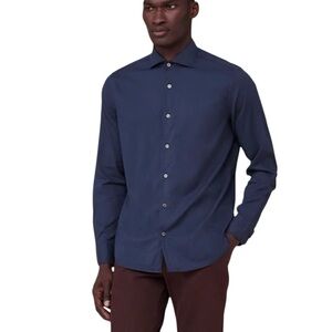 Fedeli Cotton Voile Button Down Shirt